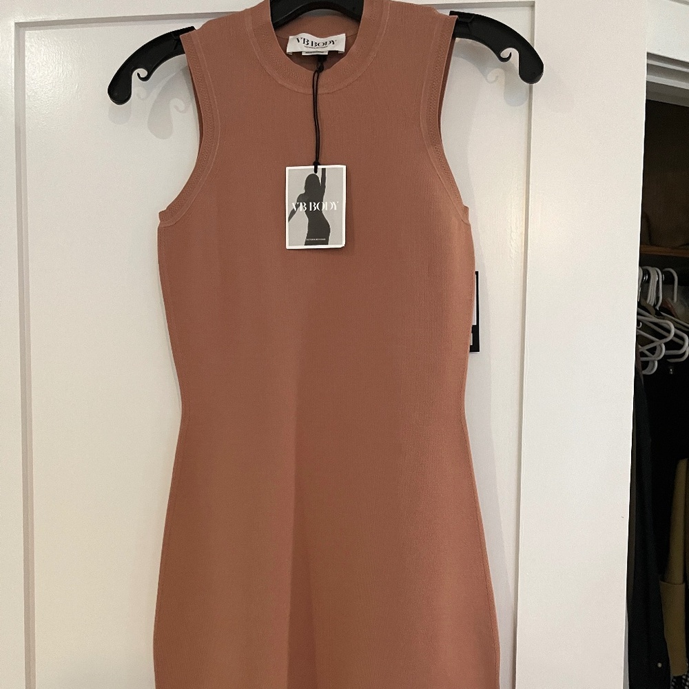 VB BODY VICTORIA BECKHAM Stretch-knit mini dress NWT size 0